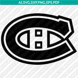 Montreal Canadiens Logo SVG | NHL Vector Cricut Silhouette