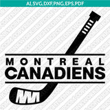 Montreal Canadiens Logo SVG | NHL Vector Cricut Silhouette