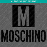 Moschino SVG | Luxury Fashion Logo Vector Cricut