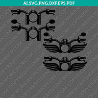 MotoRider Biker Motorcycle Monogram Frame SVG Vector Silhouette Cameo Cricut Cut File Clipart Dxf Png Eps