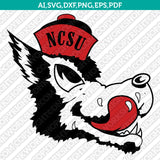 NC State Wolfpack SVG Bundle – NCAA College Logo Vector Files for Cricut