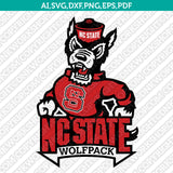 NC State Wolfpack SVG Bundle – NCAA College Logo Vector Files for Cricut