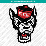 NC State Wolfpack SVG Bundle – NCAA College Logo Vector Files for Cricut