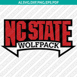 NC State Wolfpack SVG Bundle – NCAA College Logo Vector Files for Cricut