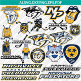 Nashville Predators Logo SVG | NHL Vector Cricut Silhouette