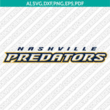 Nashville Predators Logo SVG | NHL Vector Cricut Silhouette