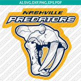 Nashville Predators Logo SVG | NHL Vector Cricut Silhouette