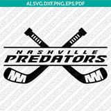 Nashville Predators Logo SVG | NHL Vector Cricut Silhouette
