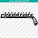 Nashville Predators Logo SVG | NHL Vector Cricut Silhouette