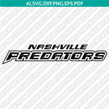 Nashville Predators Logo SVG | NHL Vector Cricut Silhouette
