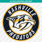 Nashville Predators Logo SVG | NHL Vector Cricut Silhouette