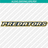 Nashville Predators Logo SVG | NHL Vector Cricut Silhouette