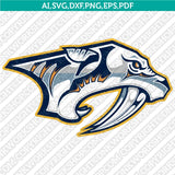Nashville Predators Logo SVG | NHL Vector Cricut Silhouette