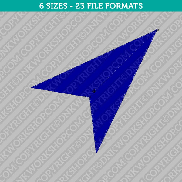 Navigation Symbol Embroidery Design - 6 Sizes - INSTANT DOWNLOAD
