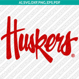 Nebraska Huskers SVG Bundle | NCAA College Vector Cricut