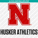 Nebraska Huskers SVG Bundle | NCAA College Vector Cricut