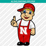Nebraska Huskers SVG Bundle | NCAA College Vector Cricut