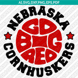 Nebraska Huskers SVG Bundle | NCAA College Vector Cricut
