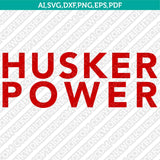 Nebraska Huskers SVG Bundle | NCAA College Vector Cricut