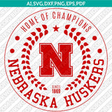 Nebraska Huskers SVG Bundle | NCAA College Vector Cricut