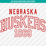 Nebraska Huskers SVG Bundle | NCAA College Vector Cricut