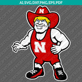 Nebraska Huskers SVG Bundle | NCAA College Vector Cricut