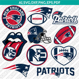 New England Patriots SVG Bundle – NFL Football Logo Vector Cricut