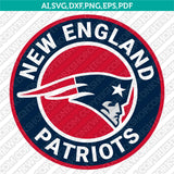 New England Patriots SVG Bundle – NFL Football Logo Vector Cricut