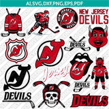 New Jersey Devils Logo SVG | NHL Vector Cricut Silhouette