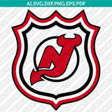 New Jersey Devils Logo SVG | NHL Vector Cricut Silhouette
