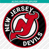 New Jersey Devils Logo SVG | NHL Vector Cricut Silhouette