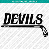 New Jersey Devils Logo SVG | NHL Vector Cricut Silhouette