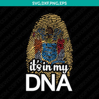 New Jersey Flag It’s In My DNA Fingerprint SVG Silhouette Cameo Cricut Cut File Vector Png Eps Dxf