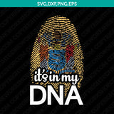 New Jersey Flag It’s In My DNA Fingerprint SVG Silhouette Cameo Cricut Cut File Vector Png Eps Dxf