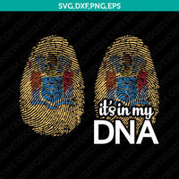 New Jersey Flag It’s In My DNA Fingerprint SVG Silhouette Cameo Cricut Cut File Vector Png Eps Dxf