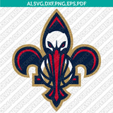 New Orleans Pelicans Logo SVG | NBA Vector Cricut Silhouette