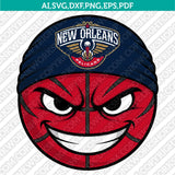 New Orleans Pelicans Logo SVG | NBA Vector Cricut Silhouette