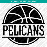 New Orleans Pelicans Logo SVG | NBA Vector Cricut Silhouette