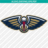New Orleans Pelicans Logo SVG | NBA Vector Cricut Silhouette