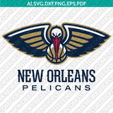 New Orleans Pelicans Logo SVG | NBA Vector Cricut Silhouette