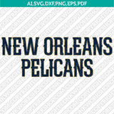 New Orleans Pelicans Logo SVG | NBA Vector Cricut Silhouette