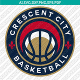 New Orleans Pelicans Logo SVG | NBA Vector Cricut Silhouette
