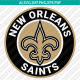 New Orleans Saints SVG Bundle – NFL Football Logo Vector Cricut