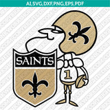 New Orleans Saints SVG Bundle – NFL Football Logo Vector Cricut