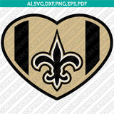 New Orleans Saints SVG Bundle – NFL Football Logo Vector Cricut
