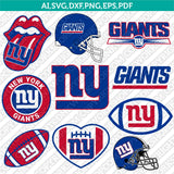New York Giants SVG Bundle – NFL Football Logo Vector Cricut
