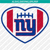New York Giants SVG Bundle – NFL Football Logo Vector Cricut