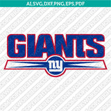 New York Giants SVG Bundle – NFL Football Logo Vector Cricut
