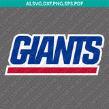 New York Giants SVG Bundle – NFL Football Logo Vector Cricut