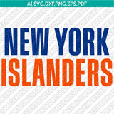 New York Islanders Logo SVG | NHL Vector Cricut Silhouette